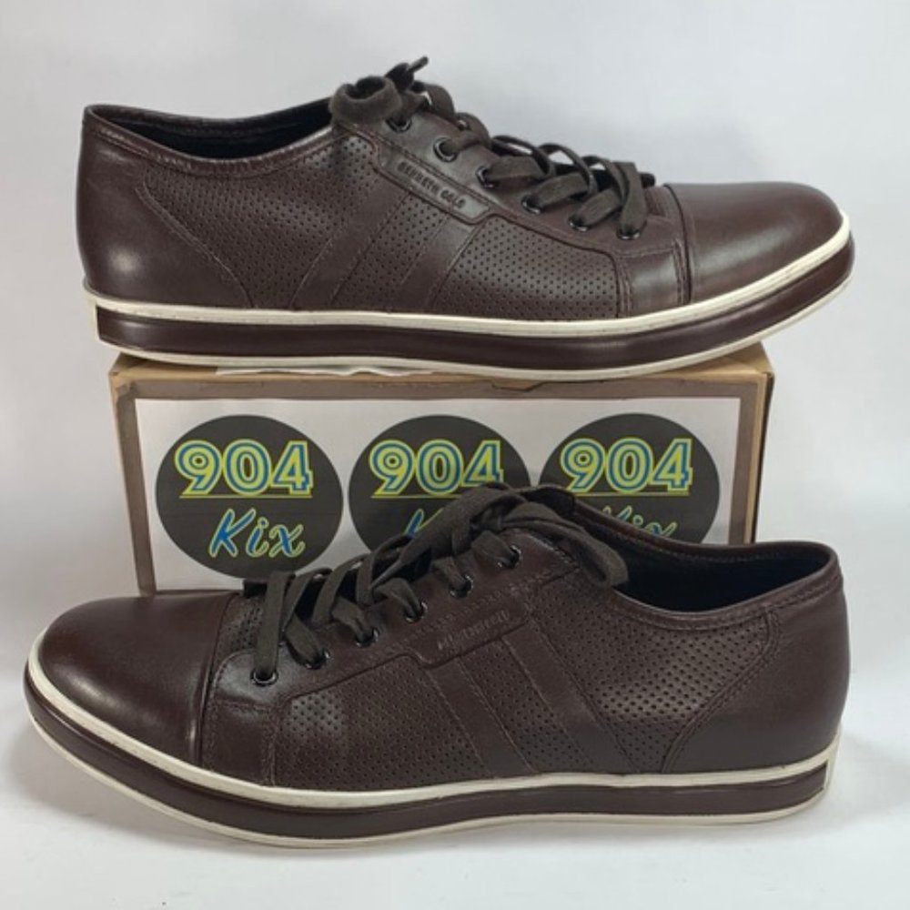 Kenneth Cole "Right On Cue" brown sneakers, Sz 8.5